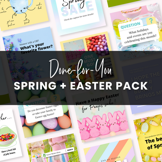 Done-for-You Spring + Easter Pack