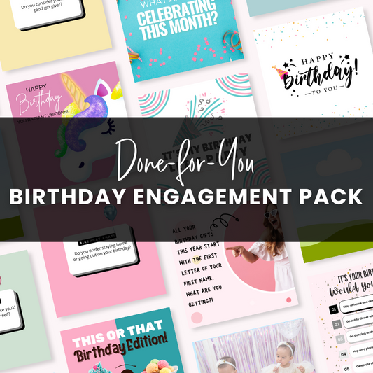 Done-for-You Birthday Celebration Pack